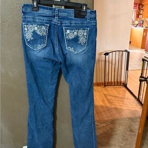 Cedar Rose Womens Blue Denim Jeans